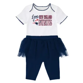 Patriots Baby Girl Creeper and Tutu Leggings