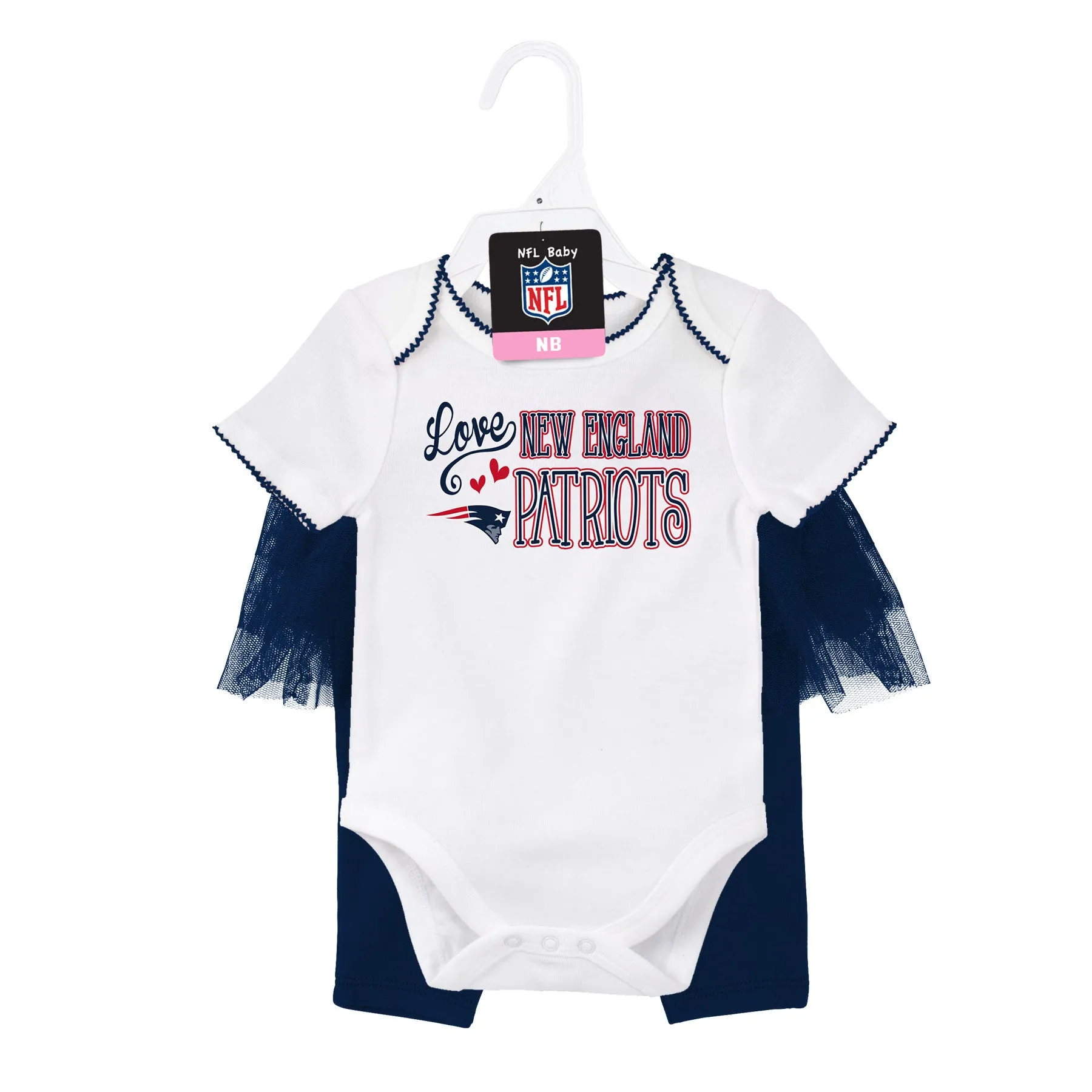Patriots Baby Girl Creeper and Tutu Leggings