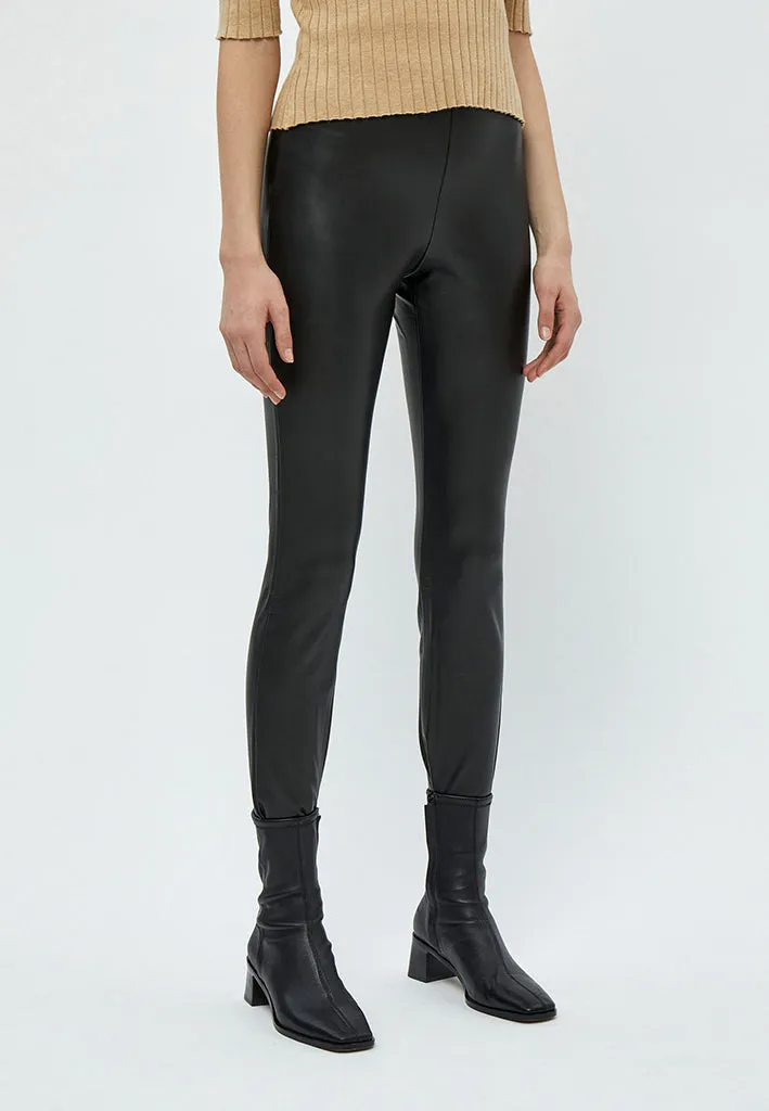 PCLinette PU Leggings - Black