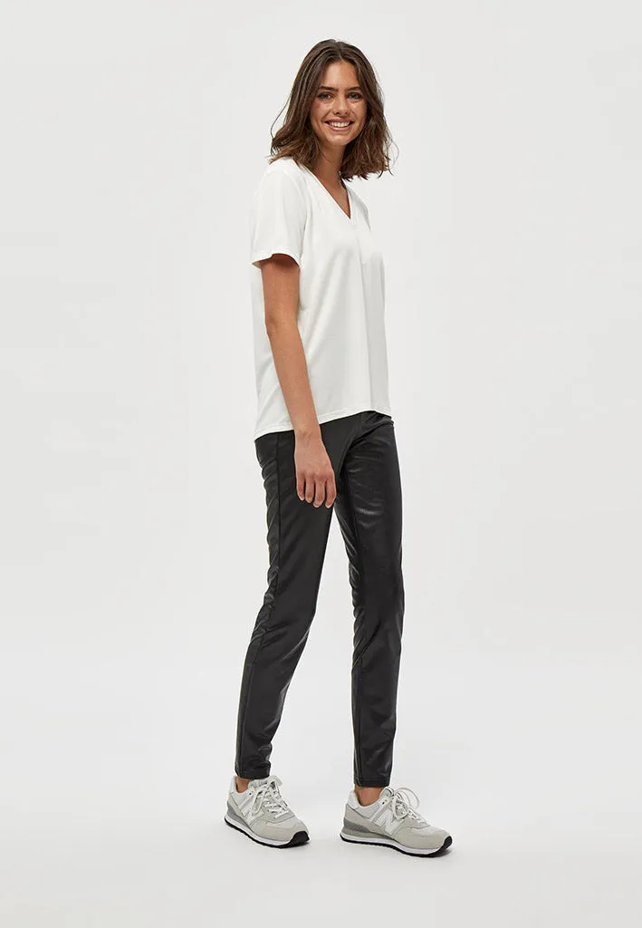 PCLinette PU Leggings - Black