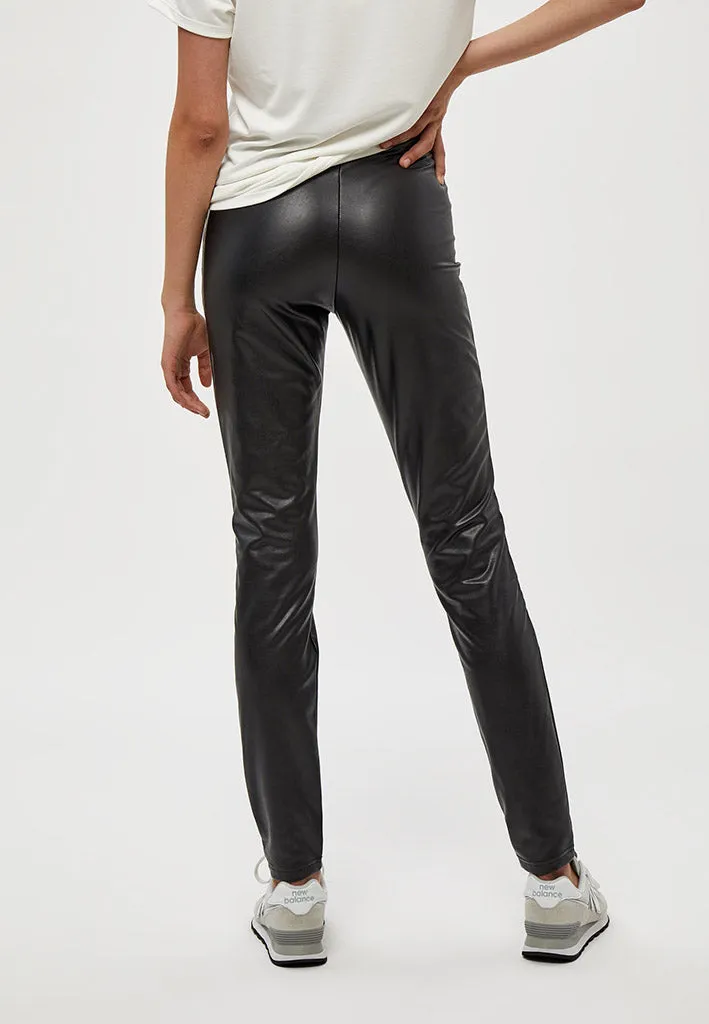 PCLinette PU Leggings - Black