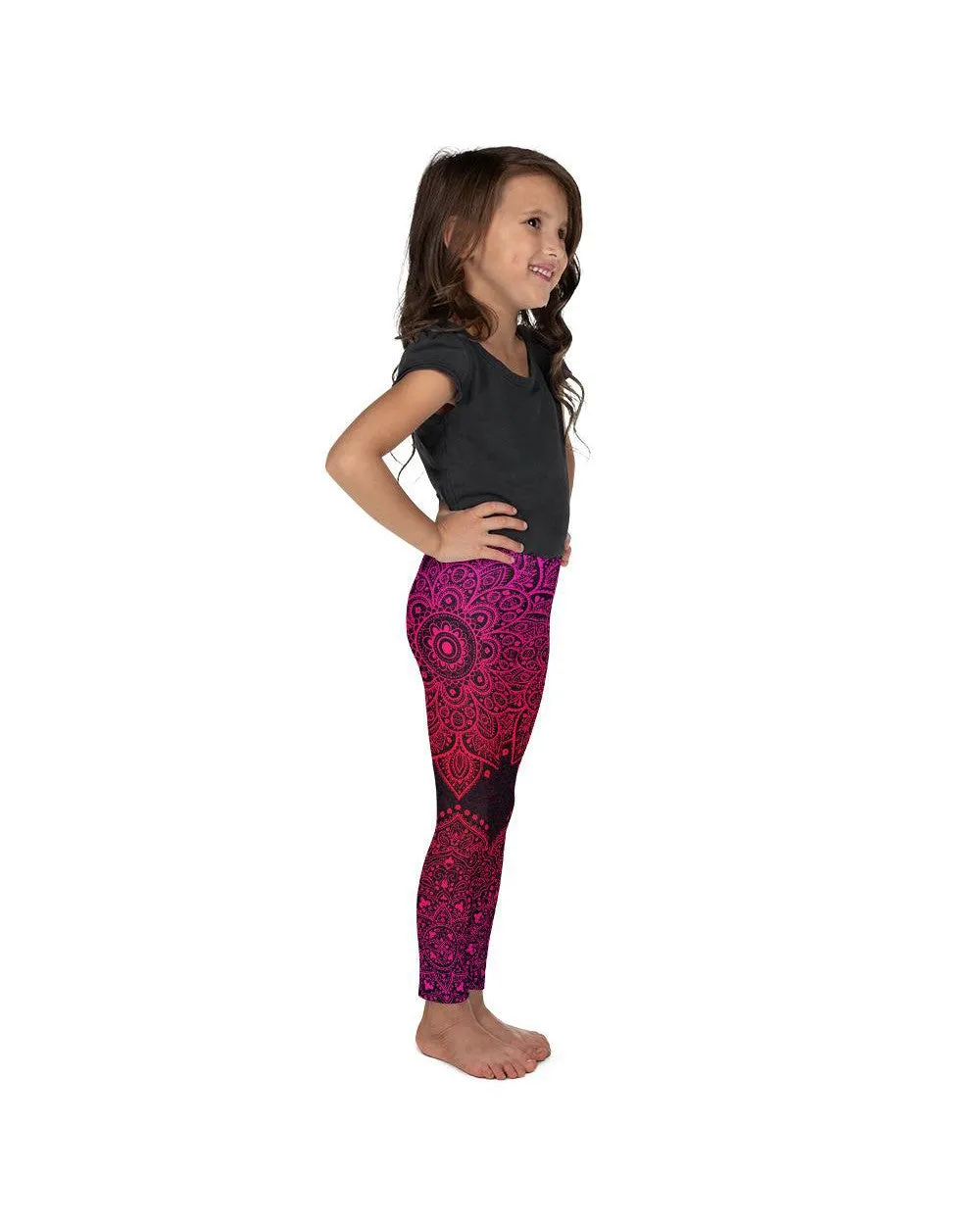 Pink Mandala Kid's Leggings