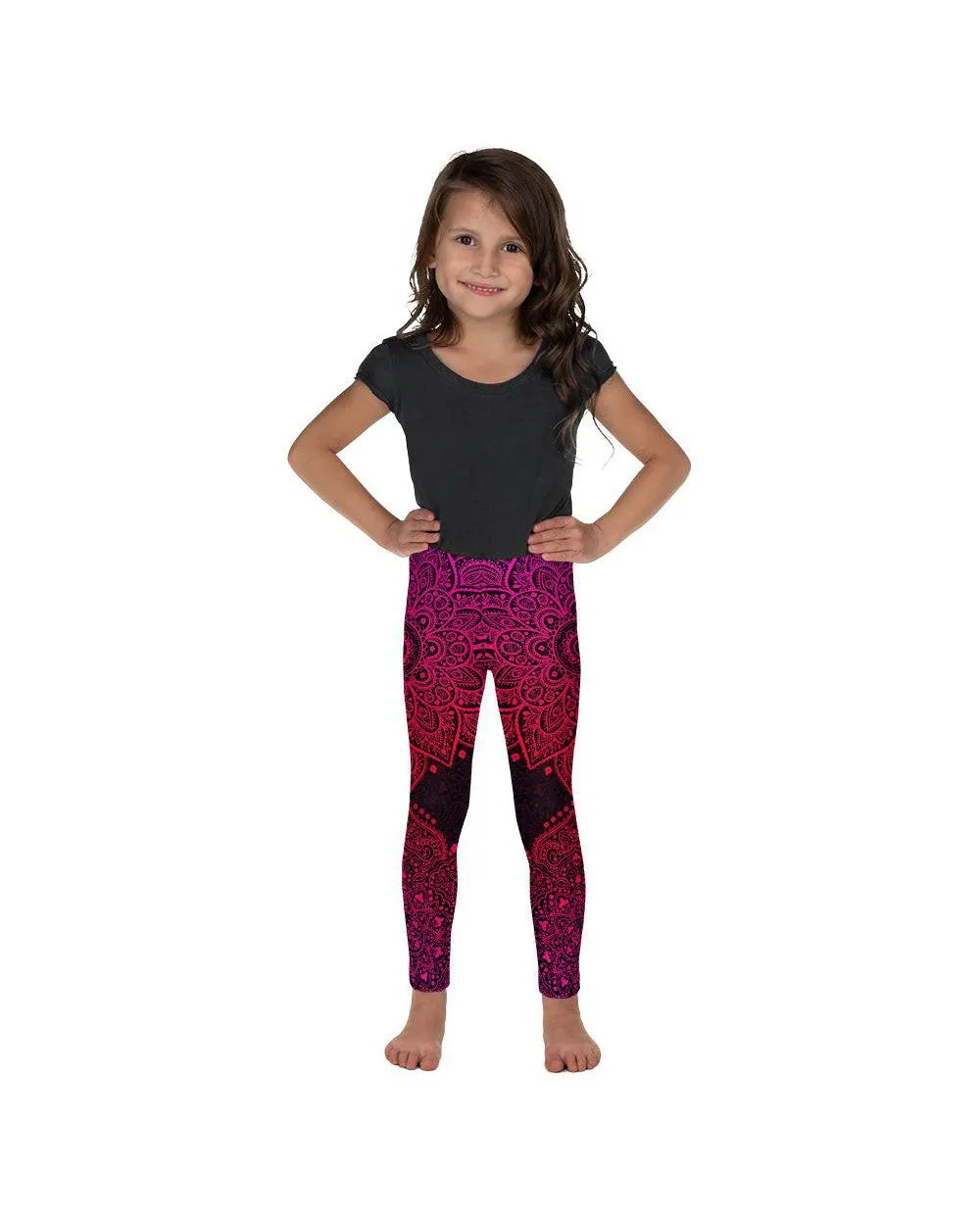 Pink Mandala Kid's Leggings