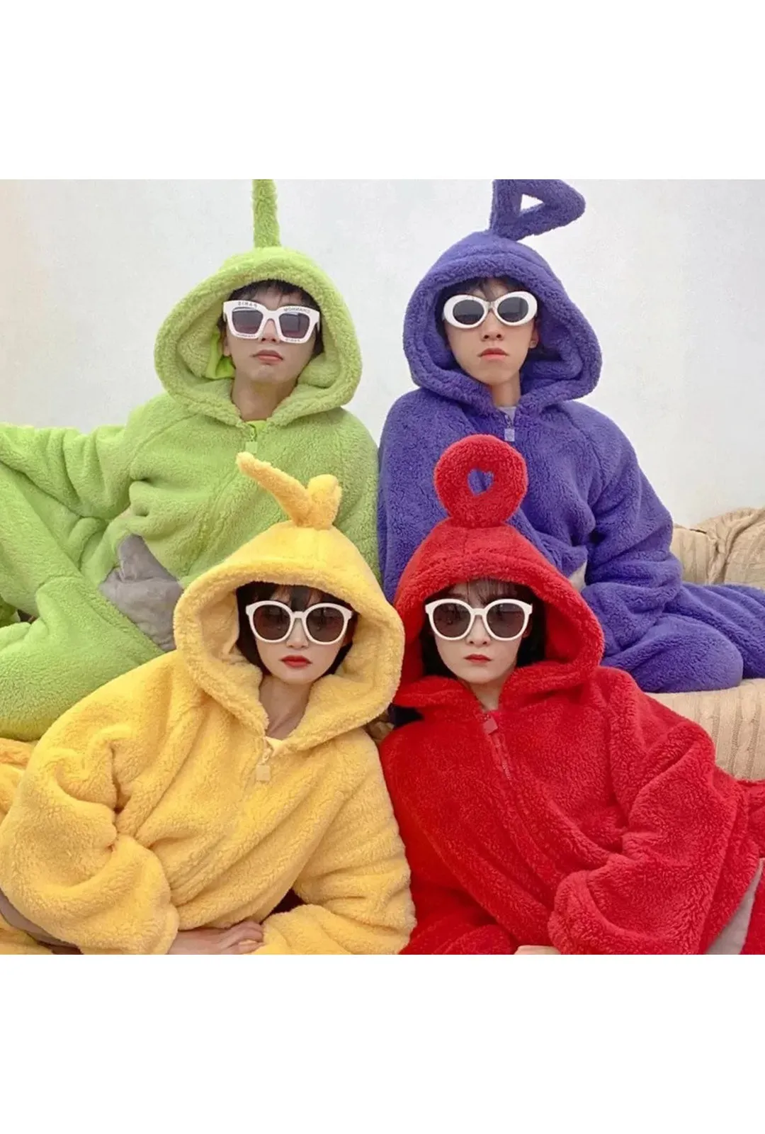 Purple Teletubbies Tinky-Winky Onesie
