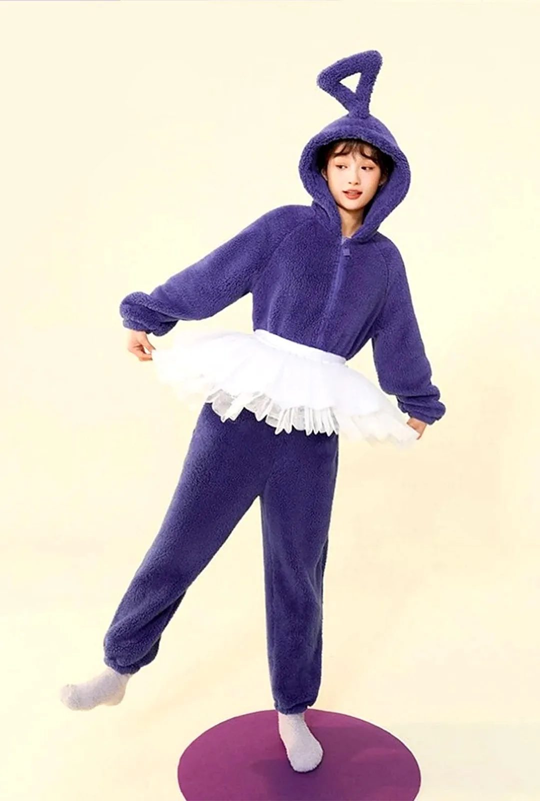 Purple Teletubbies Tinky-Winky Onesie