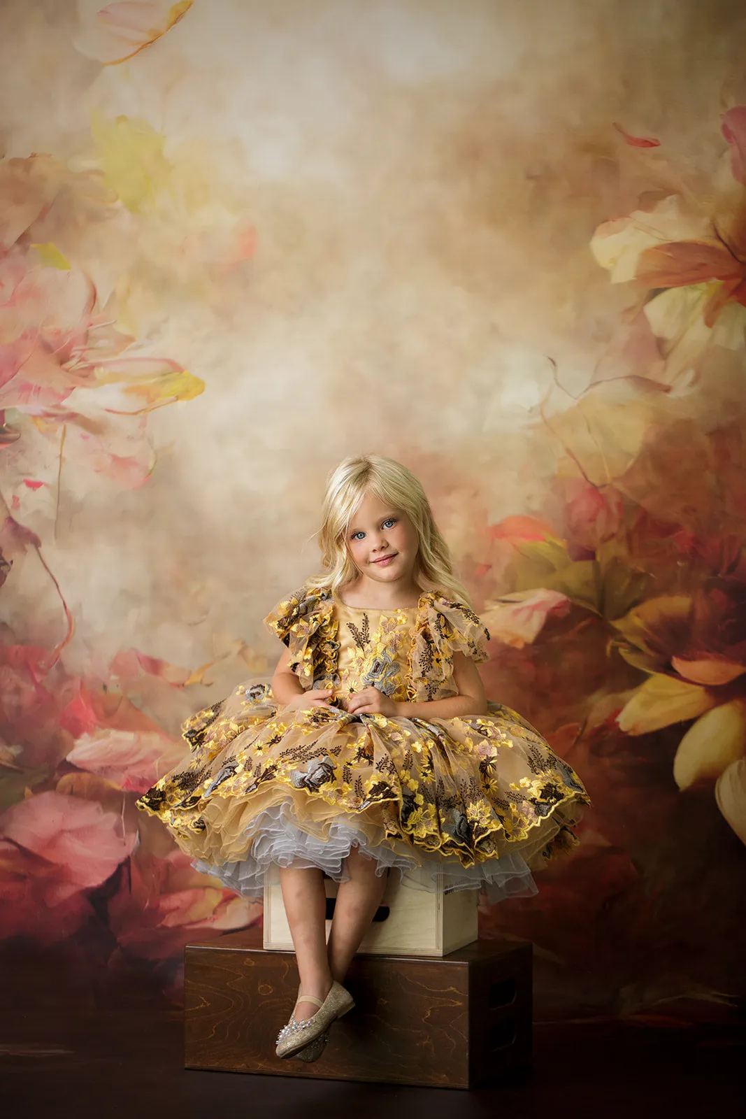 "Thistle"  Petal Length Dress ( 5 Year - Petite 6 Year)