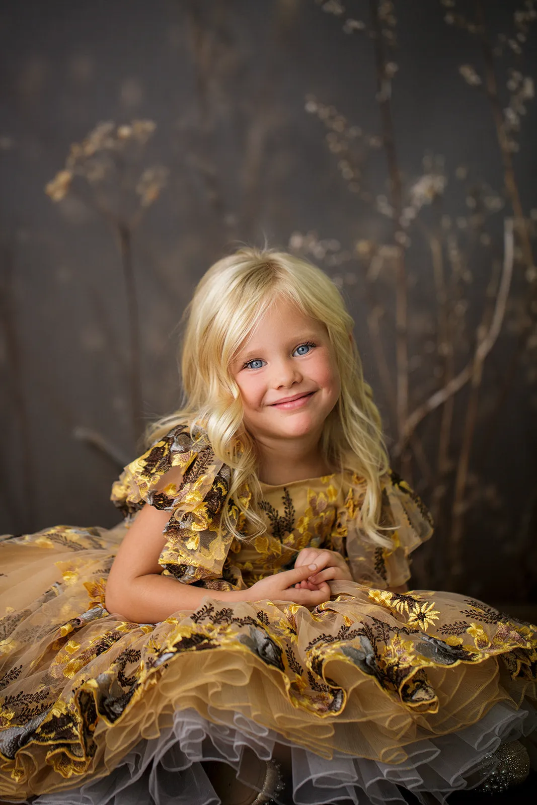 "Thistle"  Petal Length Dress ( 5 Year - Petite 6 Year)