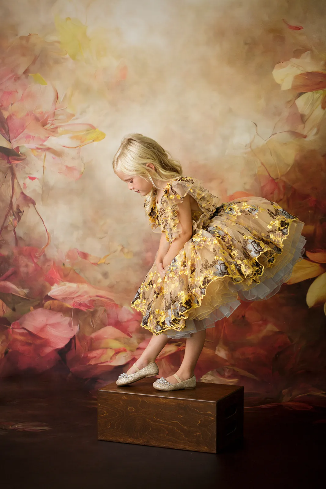 "Thistle"  Petal Length Dress ( 5 Year - Petite 6 Year)