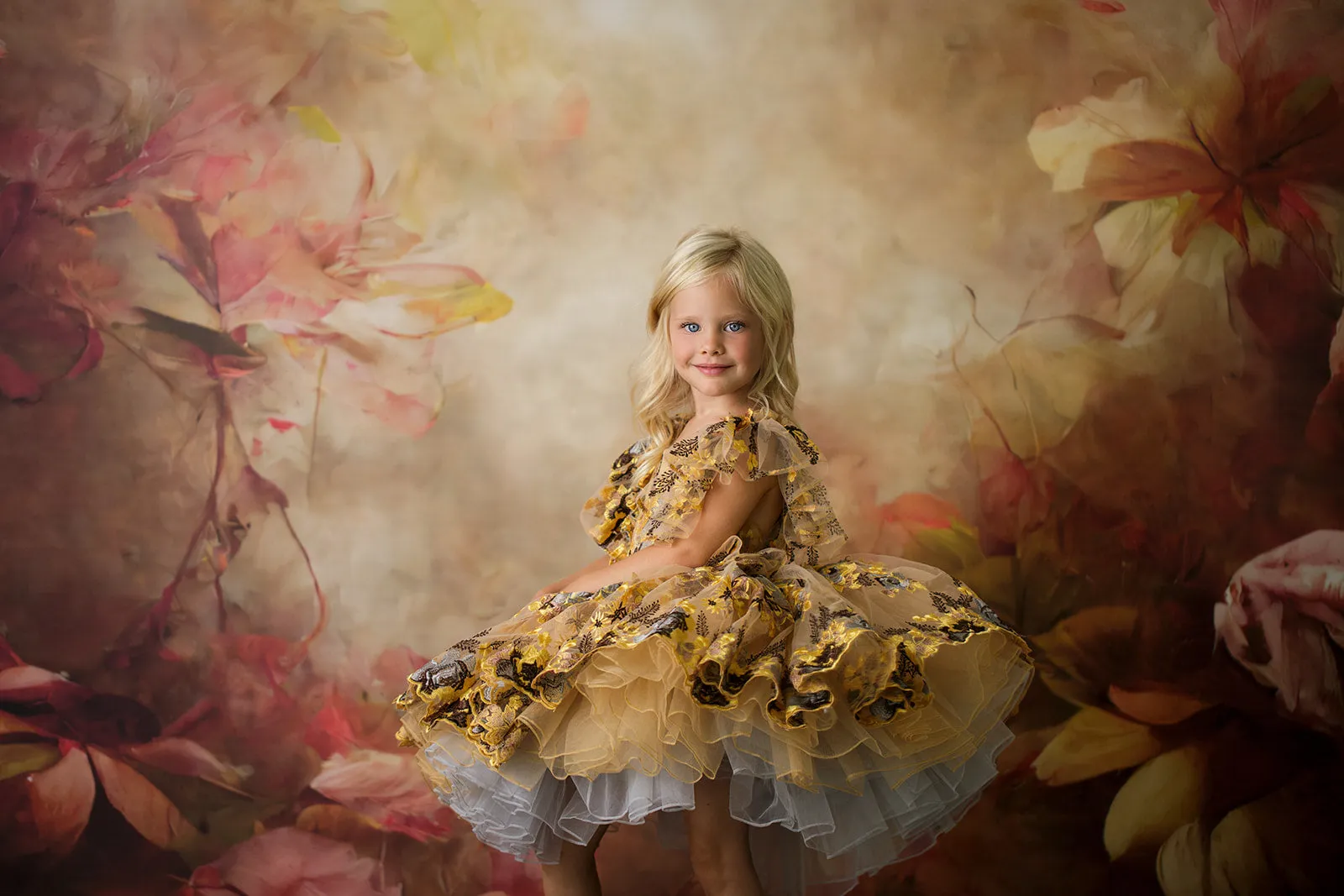 "Thistle"  Petal Length Dress ( 5 Year - Petite 6 Year)