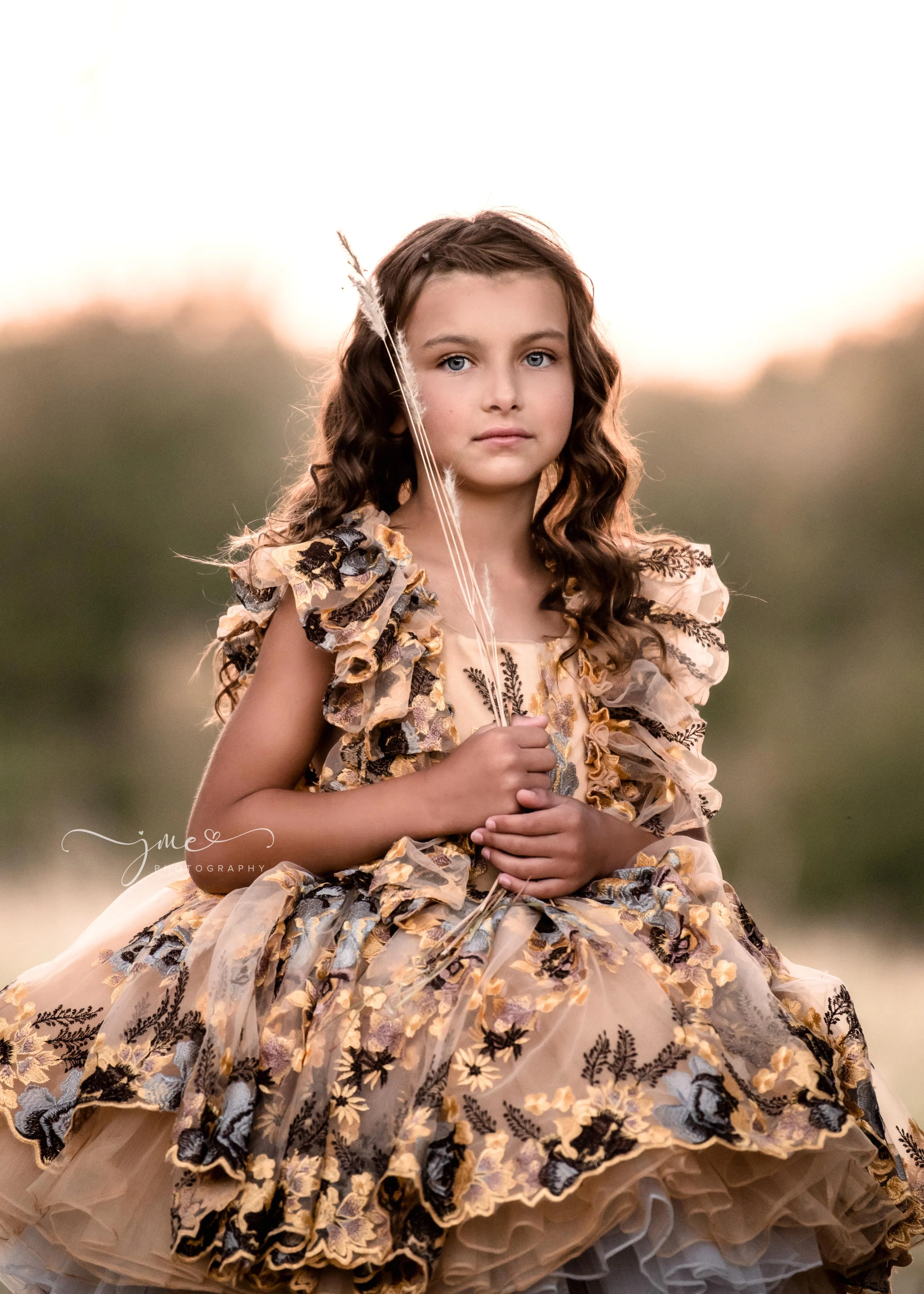 "Thistle"  Petal Length Dress ( 5 Year - Petite 6 Year)
