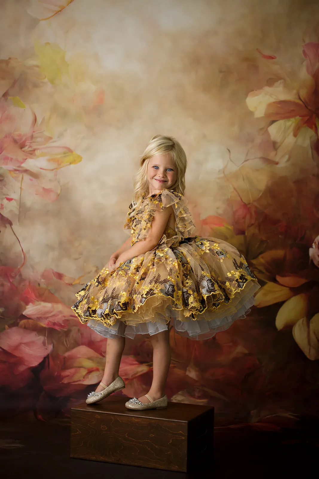 "Thistle"  Petal Length Dress ( 5 Year - Petite 6 Year)