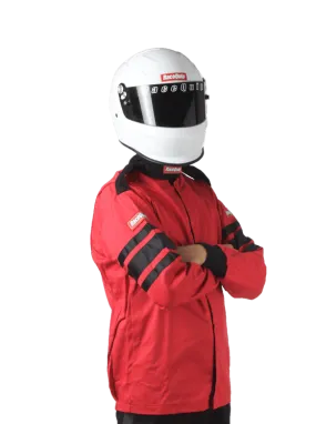 RaceQuip Single Layer Fire Suit Jacket - Red - Large - 111015