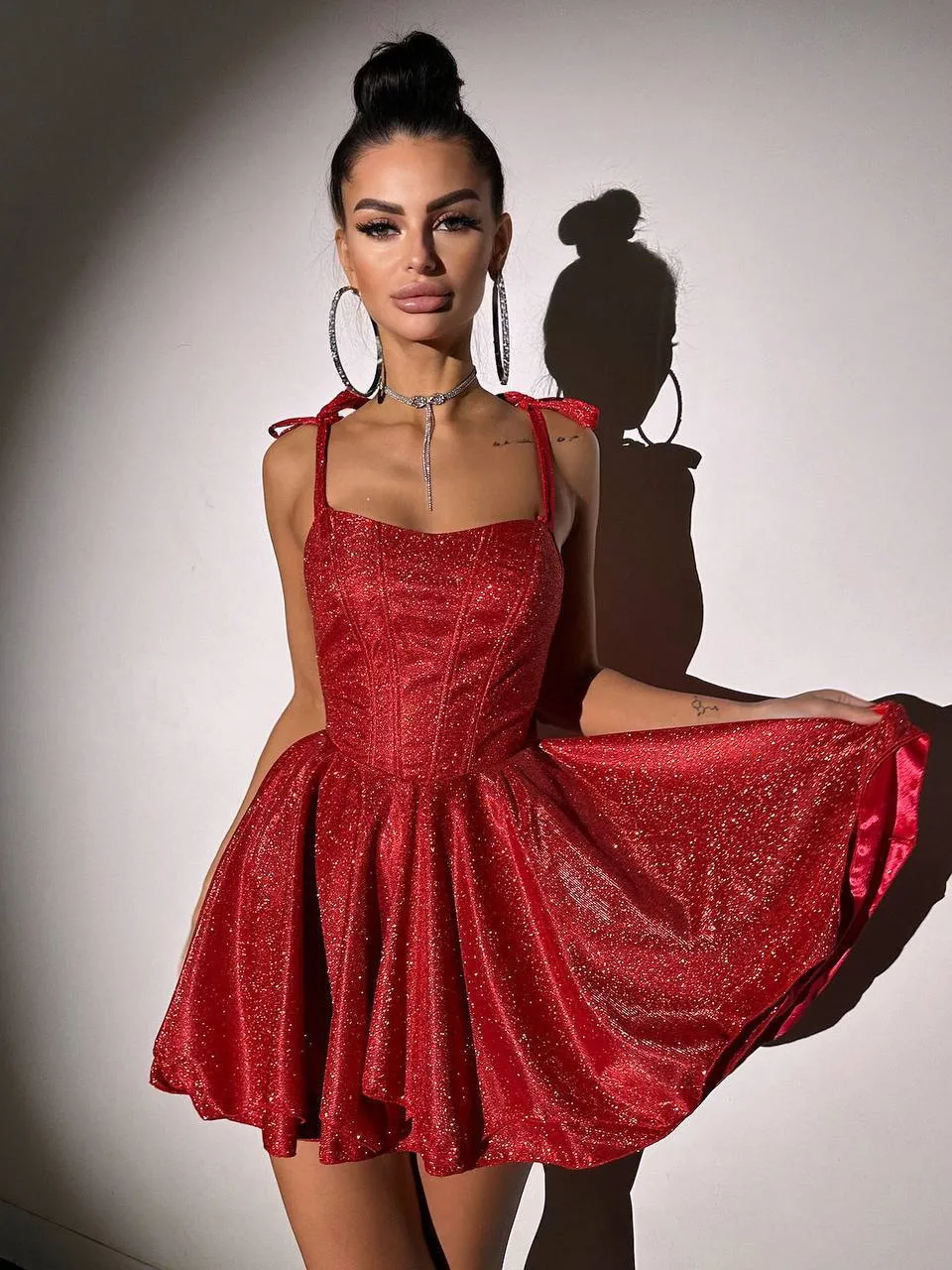 Red mini dress “Scarlette”