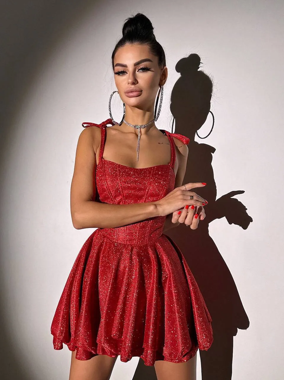 Red mini dress “Scarlette”