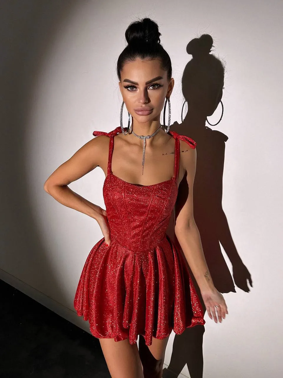 Red mini dress “Scarlette”