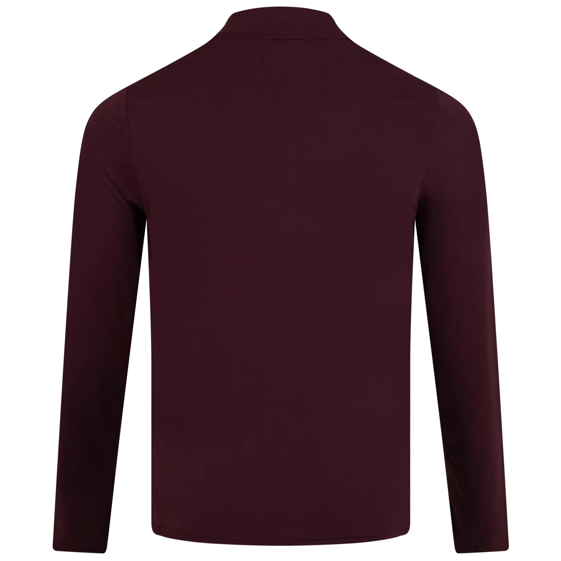RLX Recycled Peached Airflow Long Sleeve Base Layer Harvard Wine - AW23