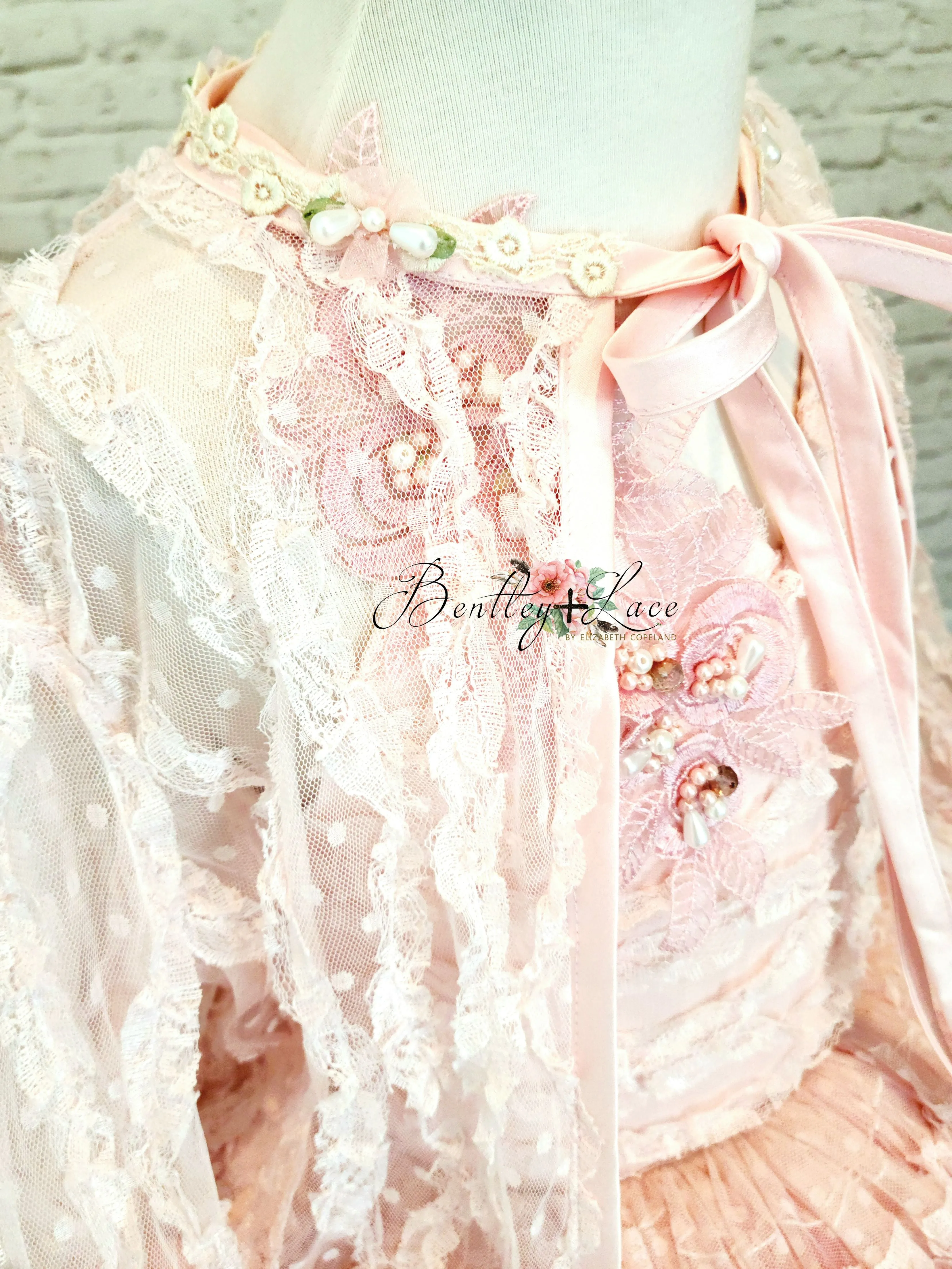 RTS RETIRED RENTALEUC "Pink Splendor" -  Dress Jacket Floor Length Dress  (7 Year - Petite 9 Year)