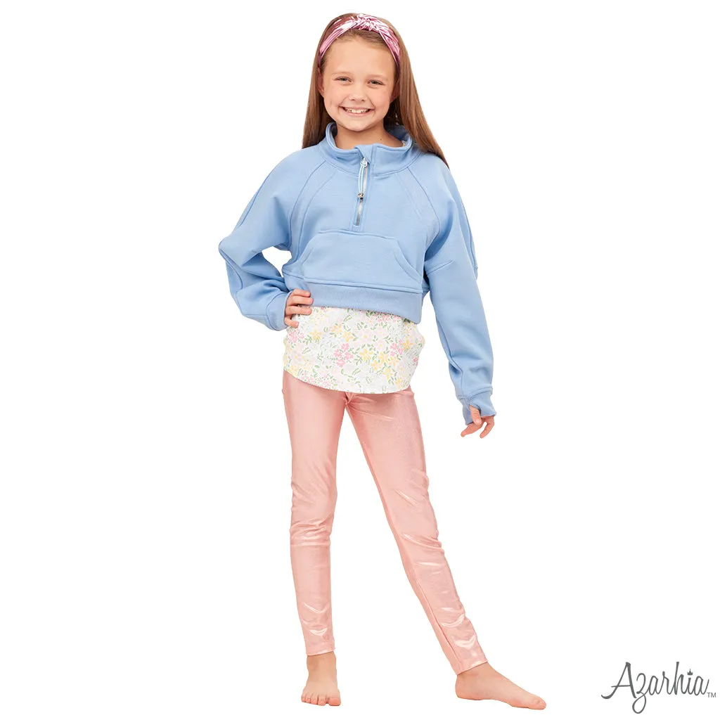 Shimmer Legging in Light Pink