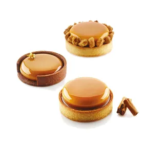 SILIKOMART Round Tart Ring Kit 80 (Silicone Moulds   Rings)