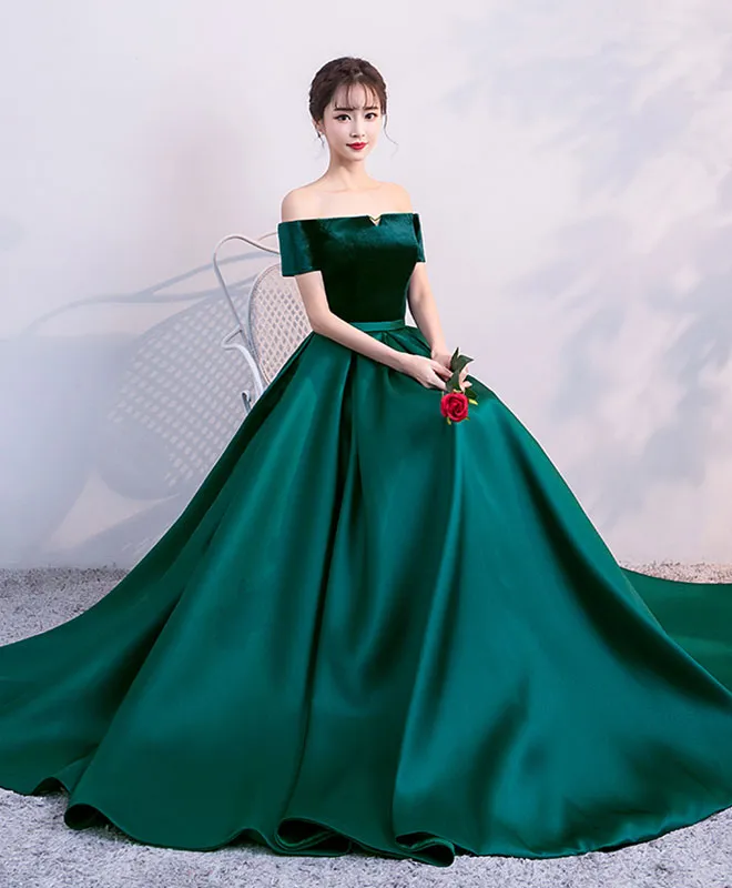 Simple Satin Long Prom Dress, Long Formal Dress