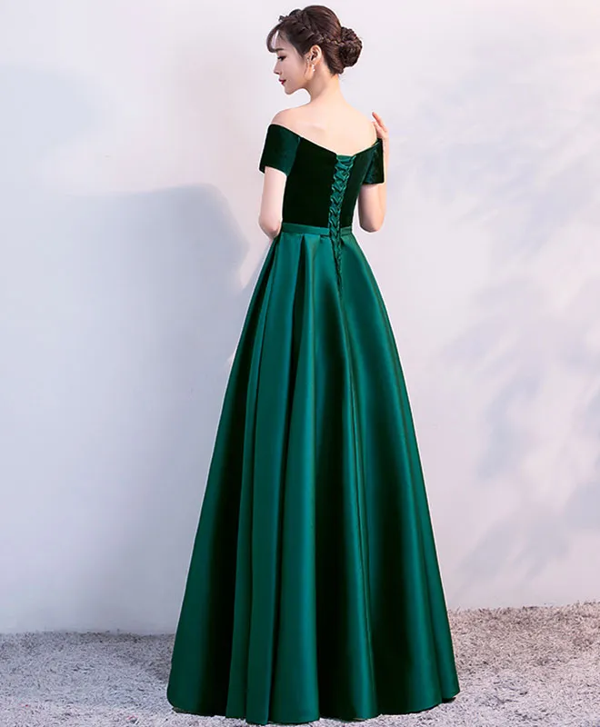 Simple Satin Long Prom Dress, Long Formal Dress