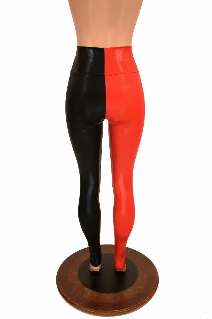 Split Harlequin Leggings
