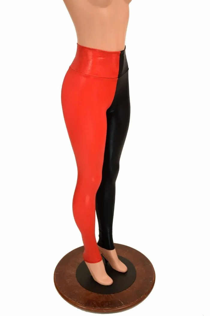 Split Harlequin Leggings