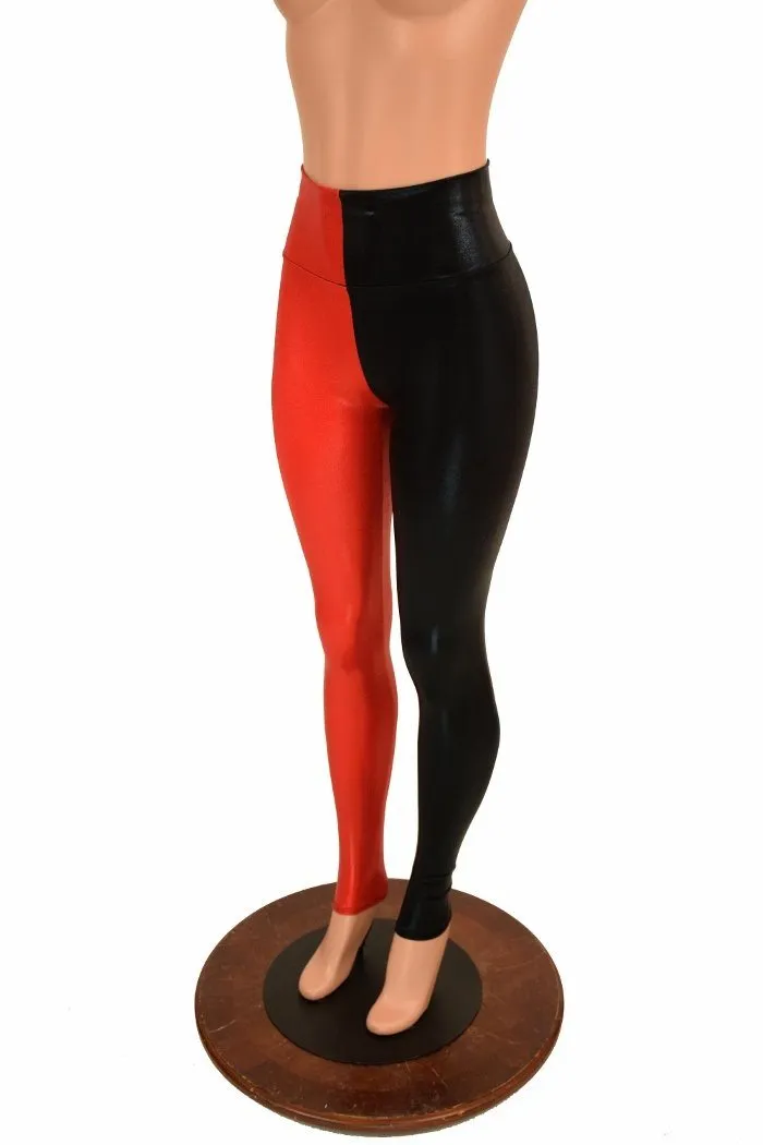 Split Harlequin Leggings