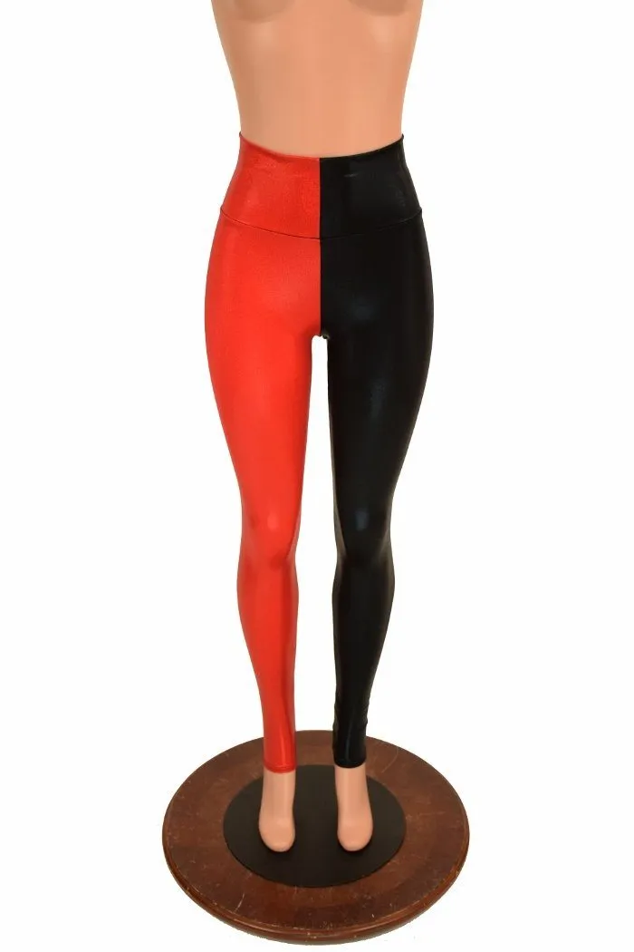 Split Harlequin Leggings