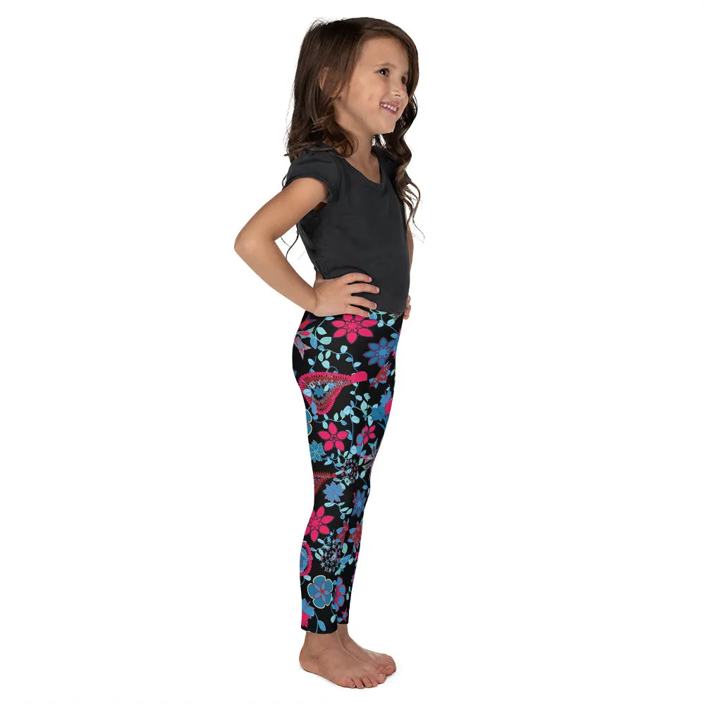 Spring Paisley Kid's Leggings, Toddler, Girls and Boys Matching Family Outfits