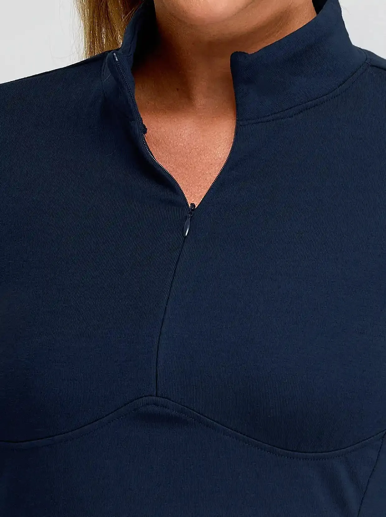 Stand Collar Long-sleeve Thermal Dress For Women