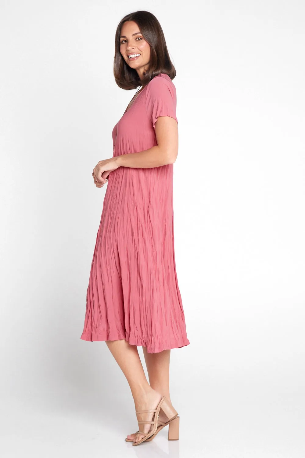 Stella Dress - Mushroom Pink