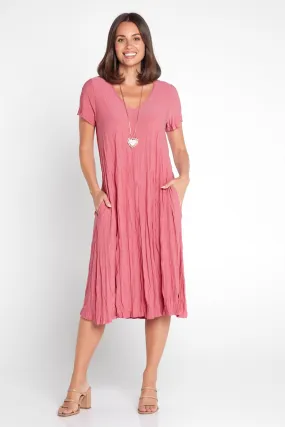 Stella Dress - Mushroom Pink