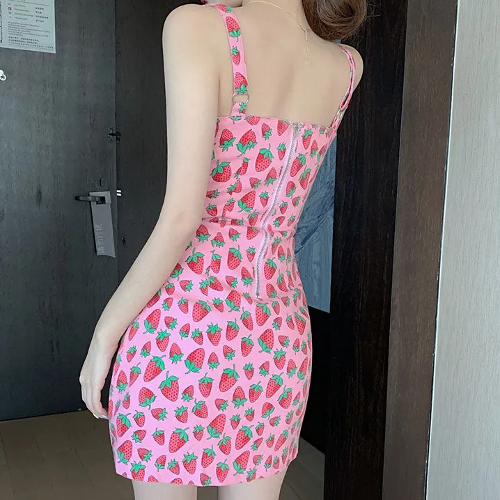 Strawberry Summer Dress SD00440