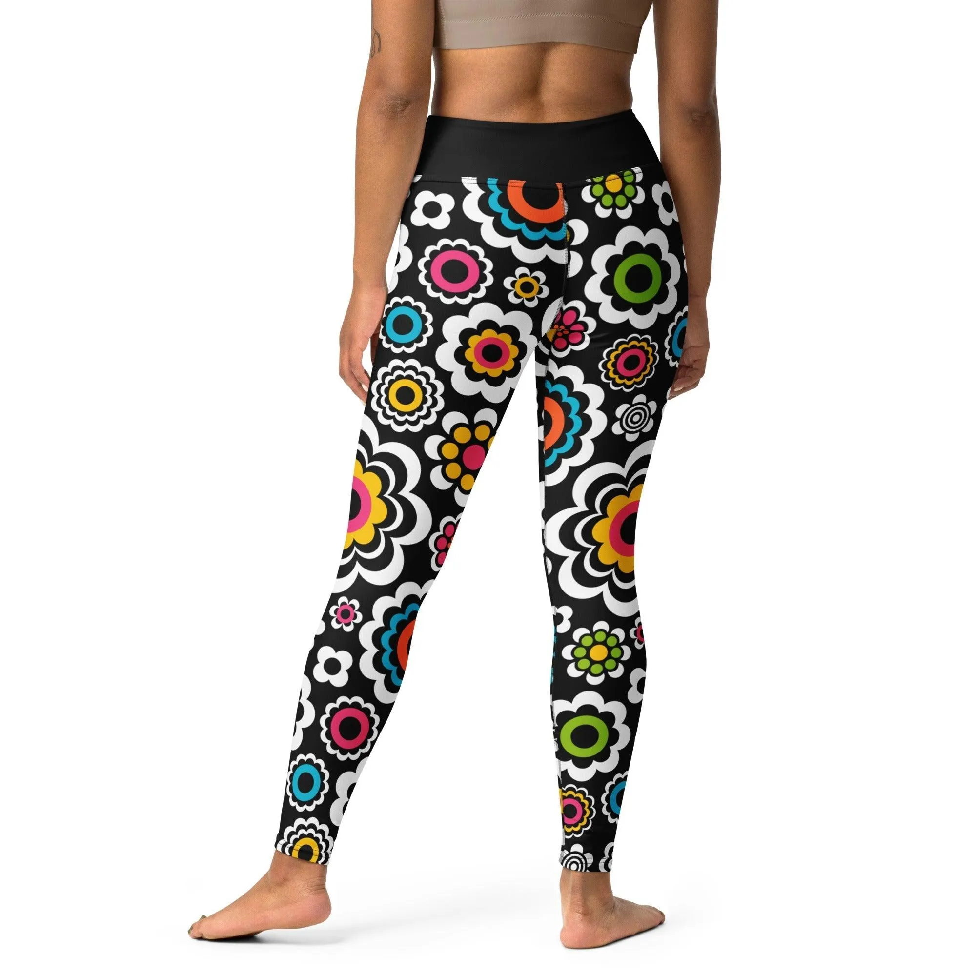 SUGAR BLOOM -2- Yoga Leggings