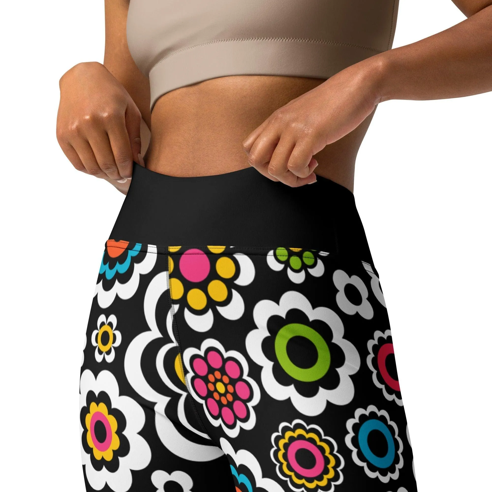 SUGAR BLOOM -2- Yoga Leggings