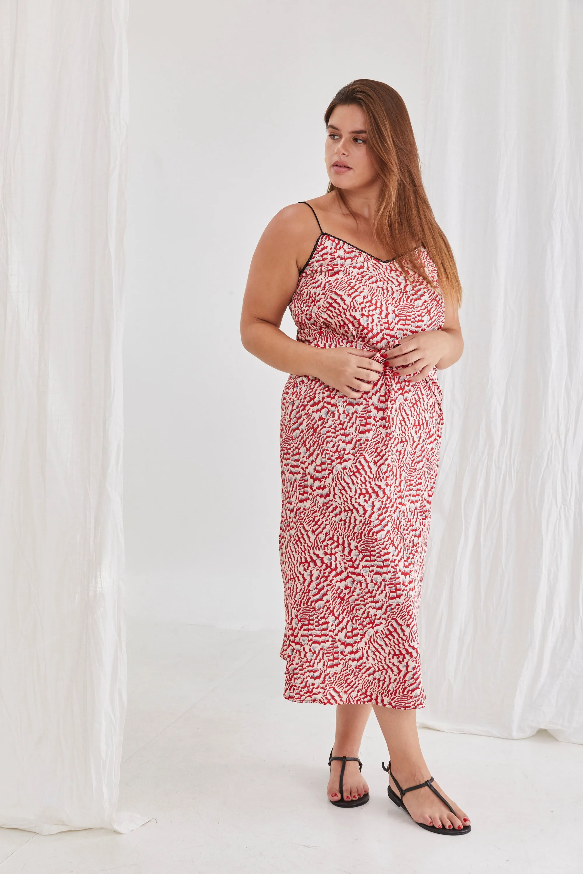 Suzan Slip Tie Dress