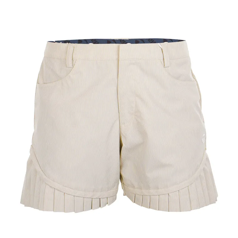 TAYLORMADE Pleated Women's Shorts (Ice Beige)