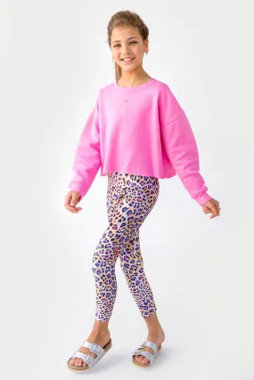 Terez Painted Cheetah Girls Leggings (Size 14 left)