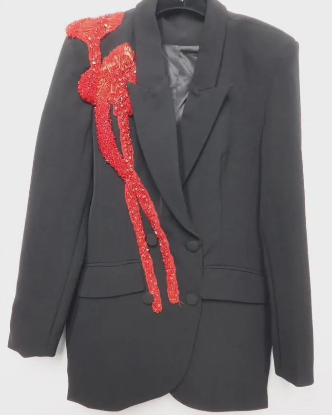 The Blazer With Red Sequin