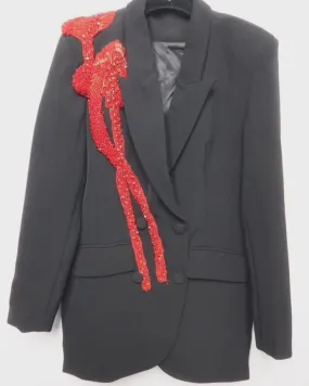 The Blazer With Red Sequin