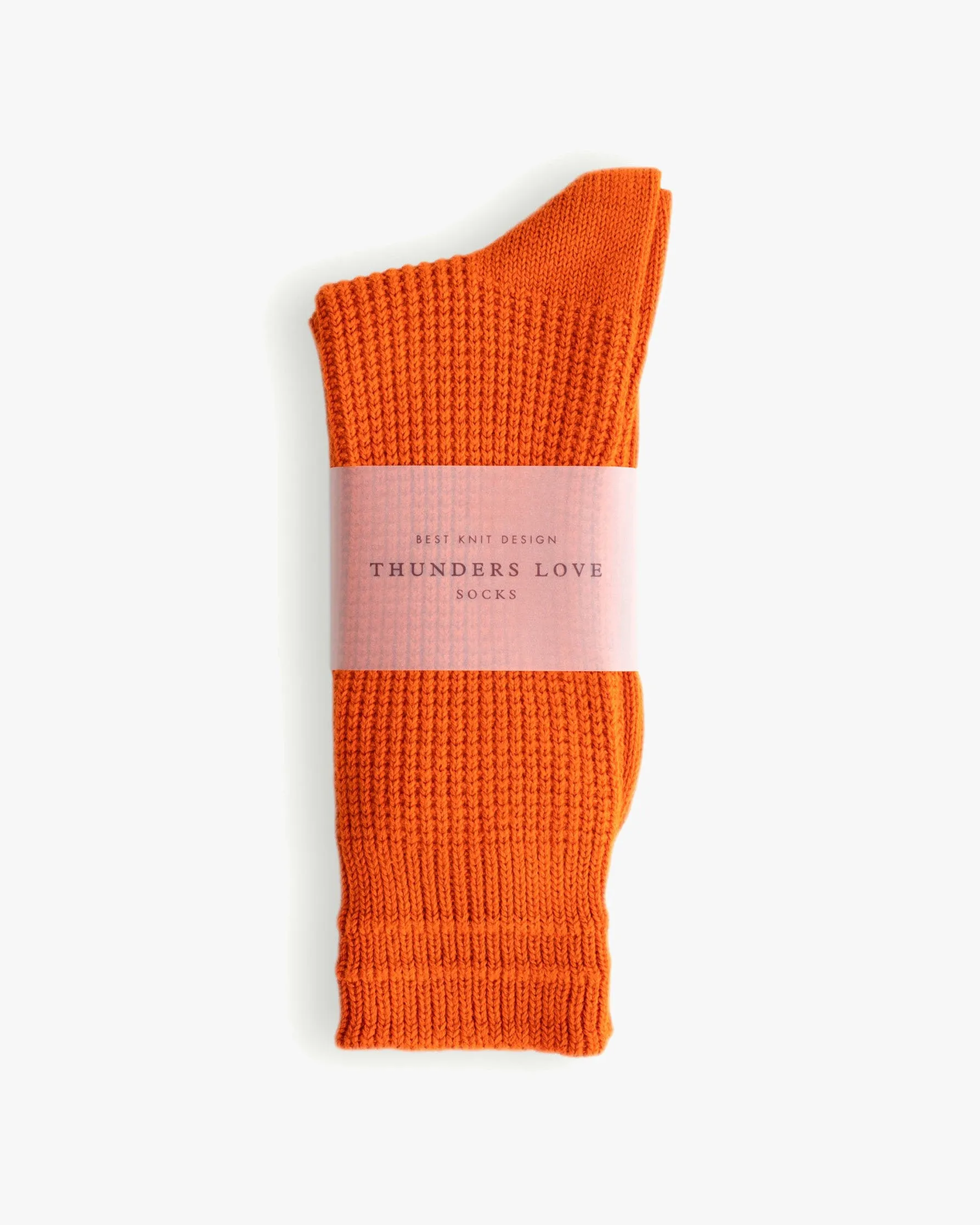 Thunders Love Link Collection Socks - Orange