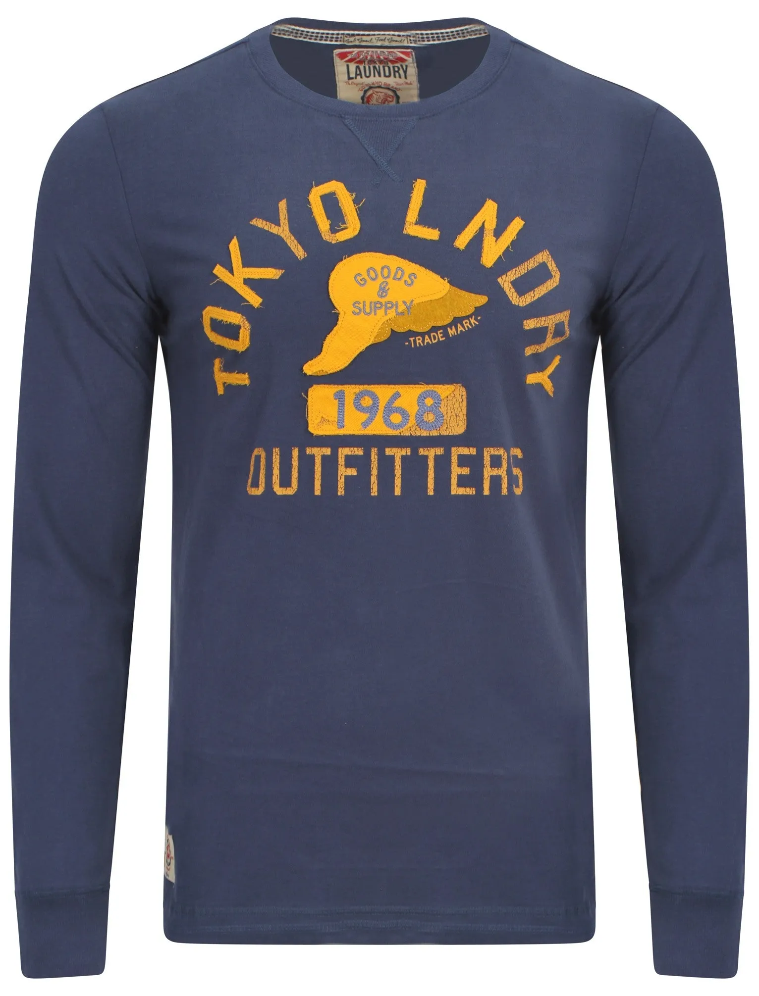 Tokyo Laundry Dane long sleeved top in blue