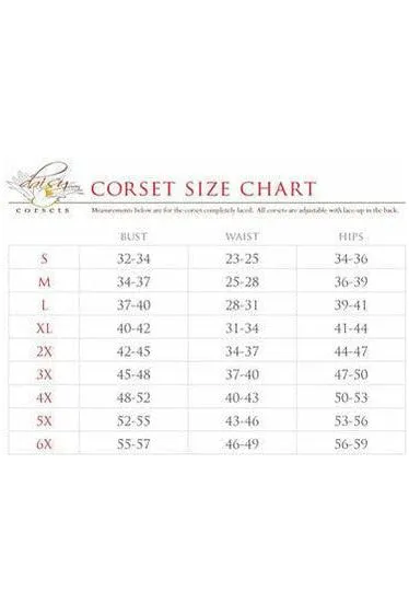 Top Drawer Premium Faux Leather Cop Corset Dress Costume