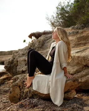 Trévol Shirt Dress In Canvas Linen