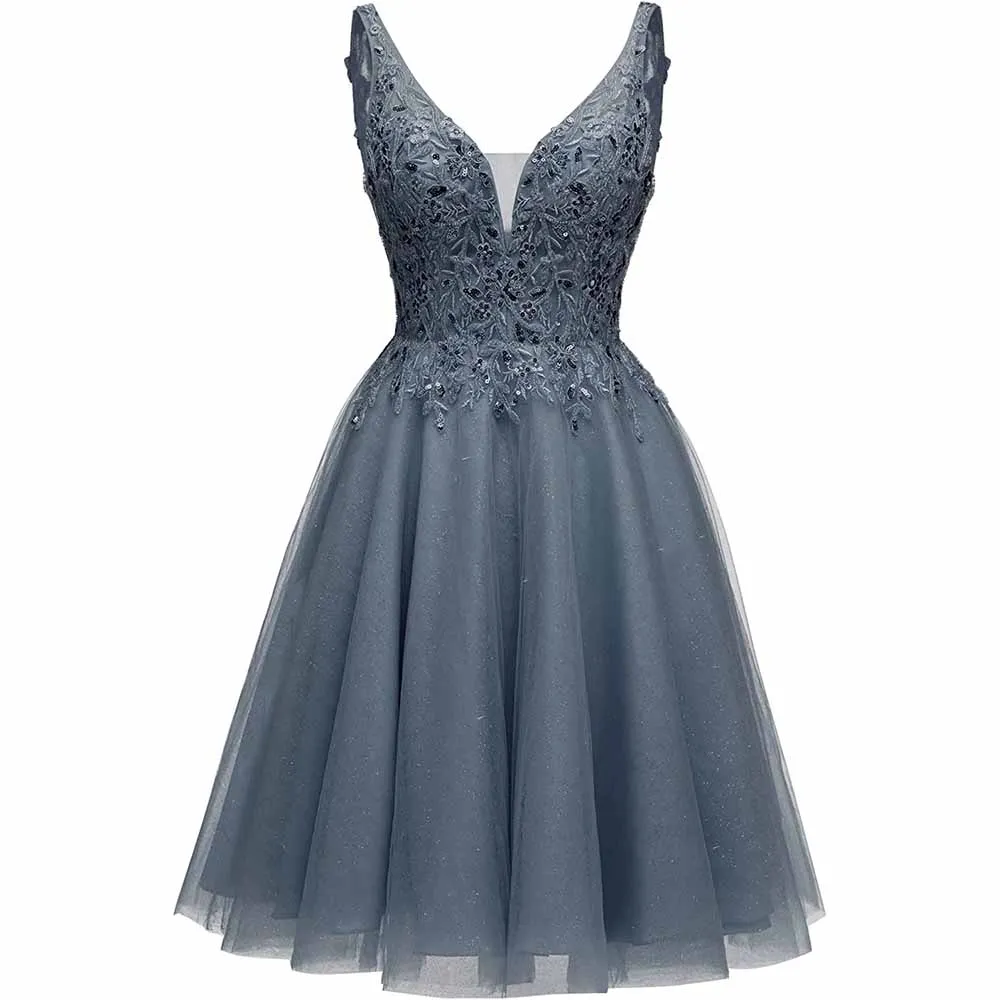 Tutu Homecoming Dresses Short Prom Dresses for Teens Lace Cocktail Dress