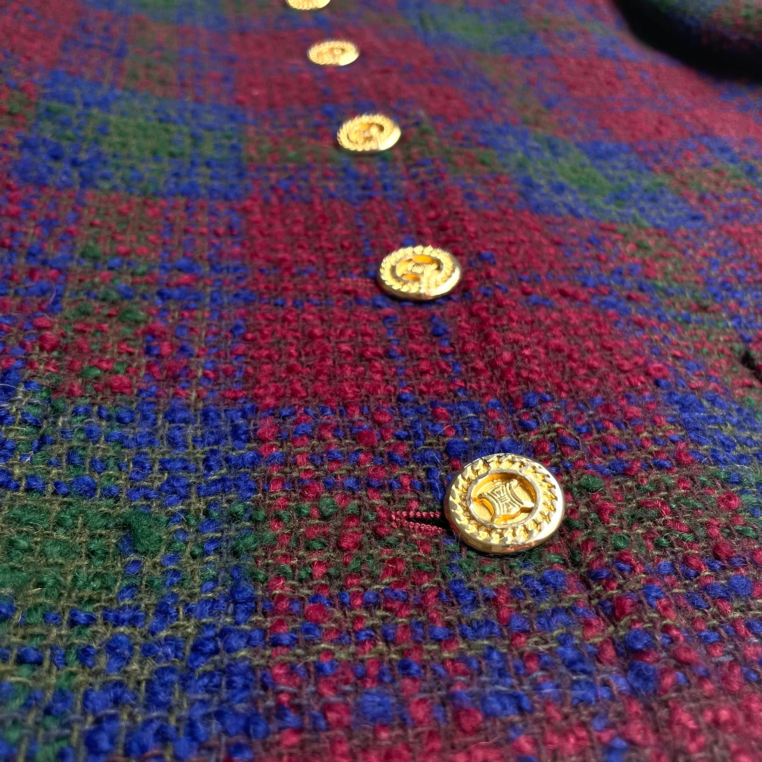 Vintage Blazer w/Triomphe Buttons - M