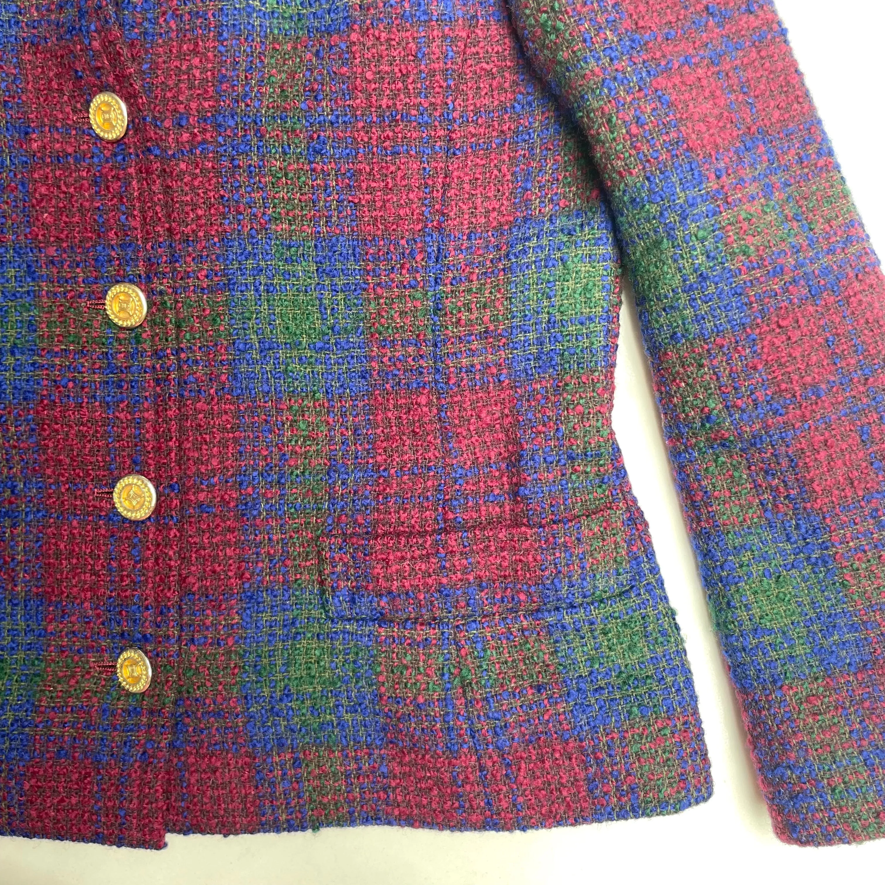 Vintage Blazer w/Triomphe Buttons - M