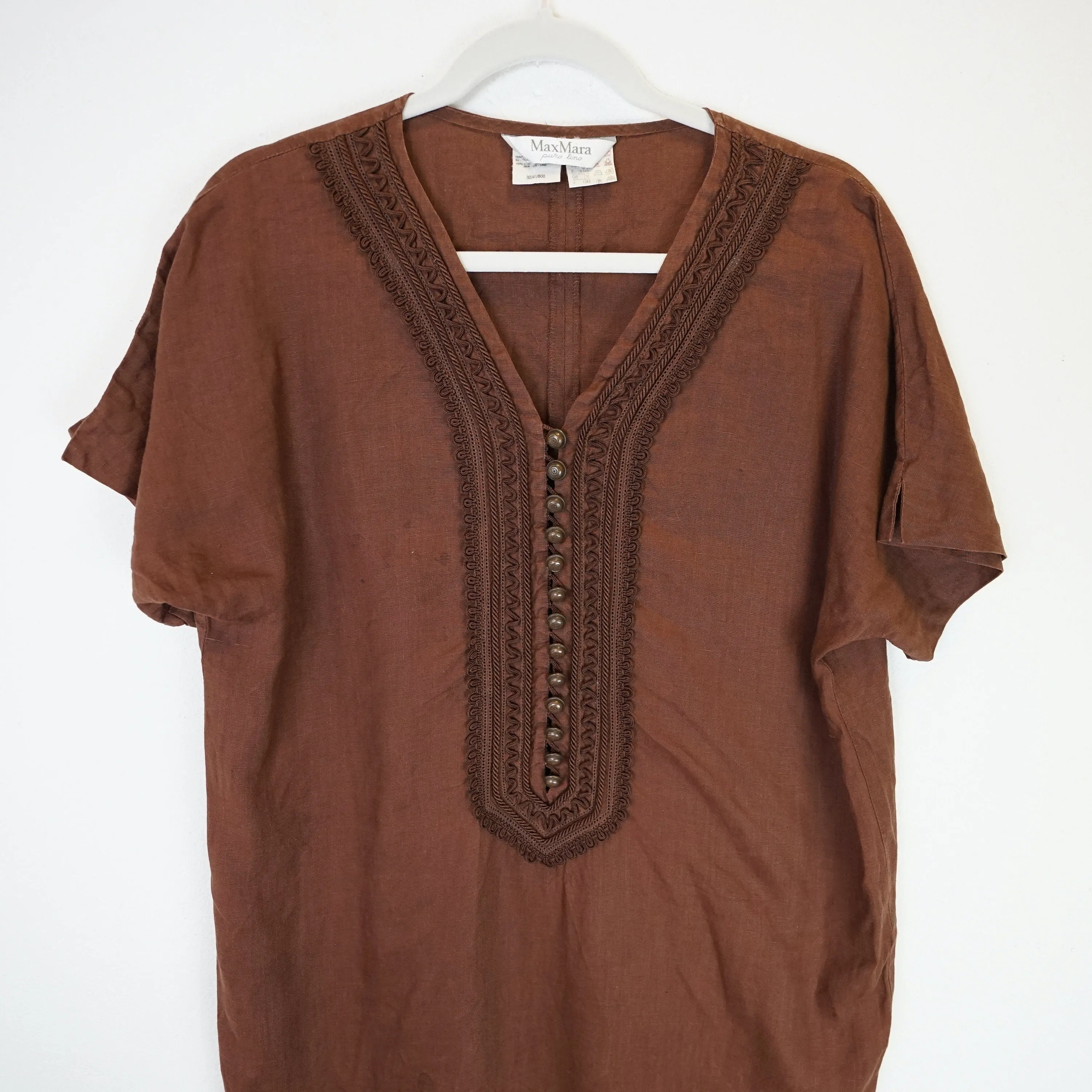 Vintage Max Mara linen Dress size M