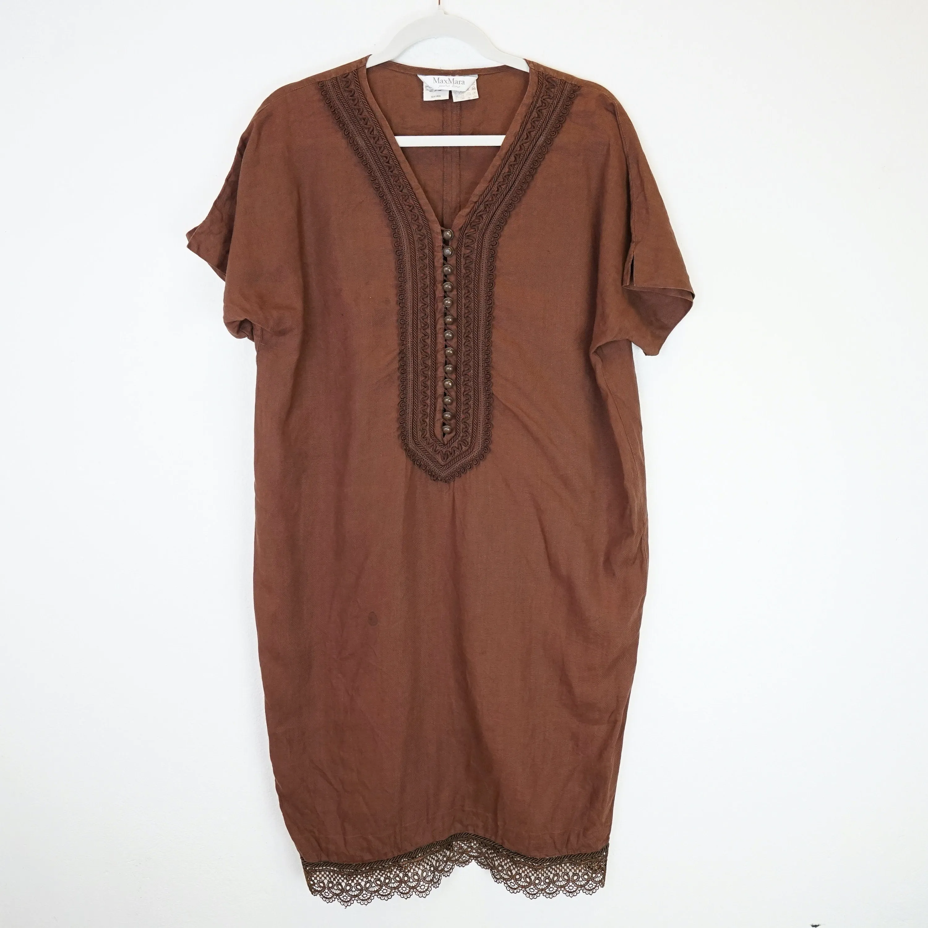 Vintage Max Mara linen Dress size M